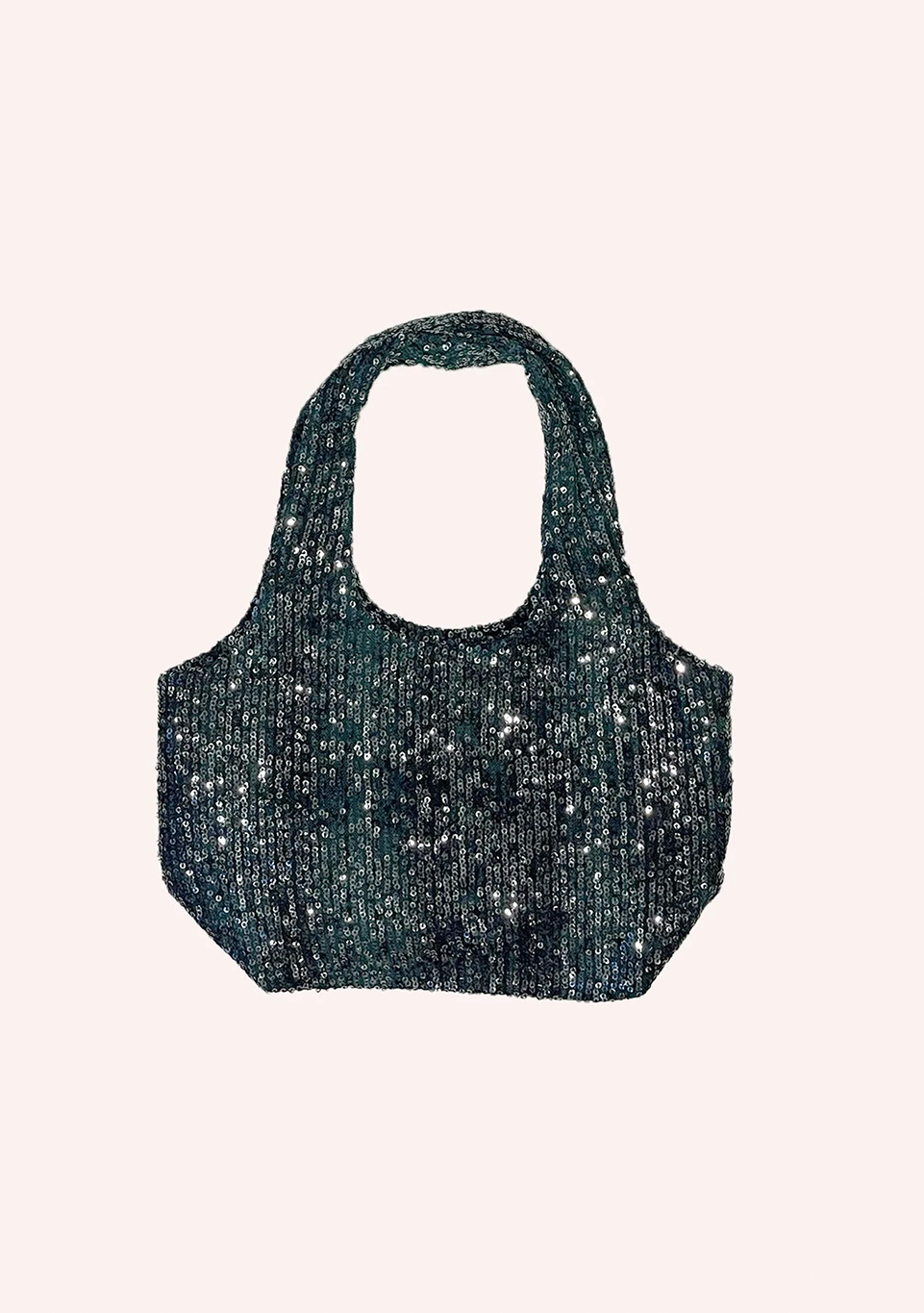 SNAKESKIN SEQUIN MINI BAG EMERALD MULTI