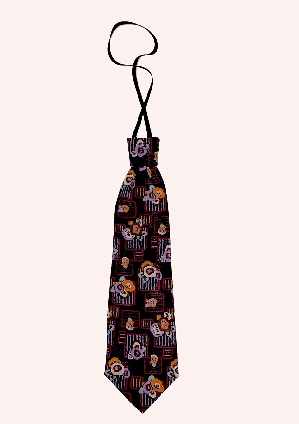 Deco Floral Patch Tie
                Orange Multi