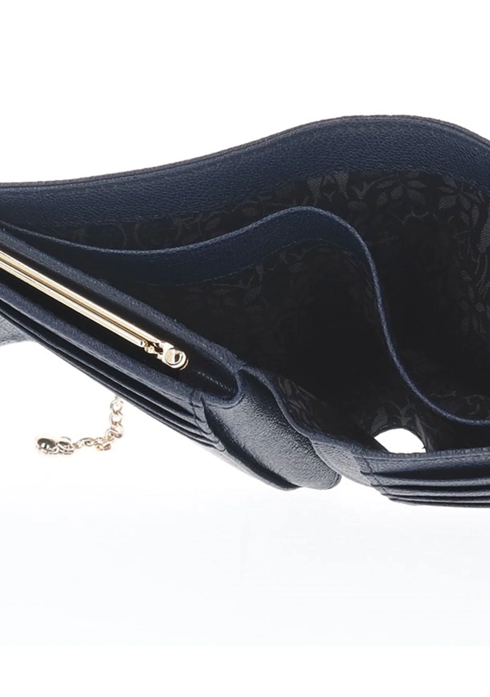 Poison Clasp Bi-fold 
                Wallet Navy
