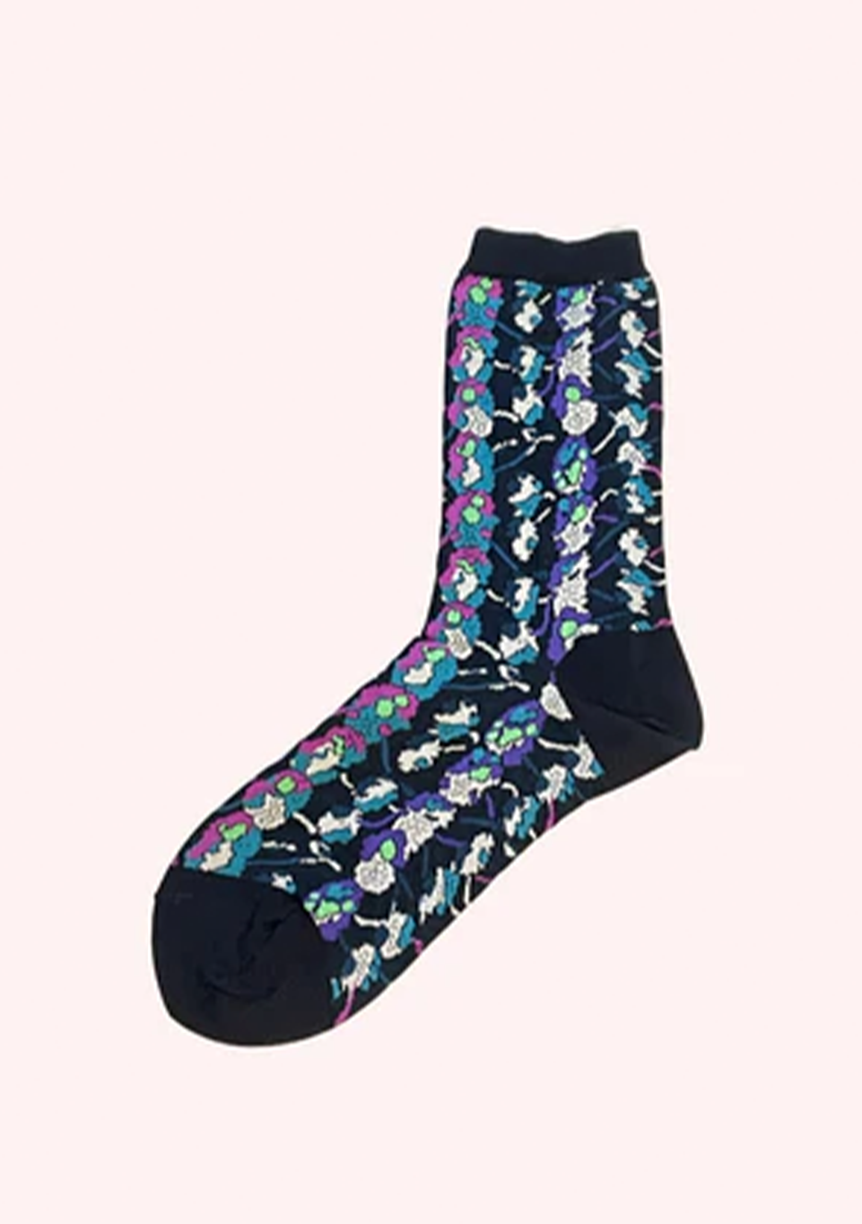 Deco Floral Patch Socks
                Orange Multi