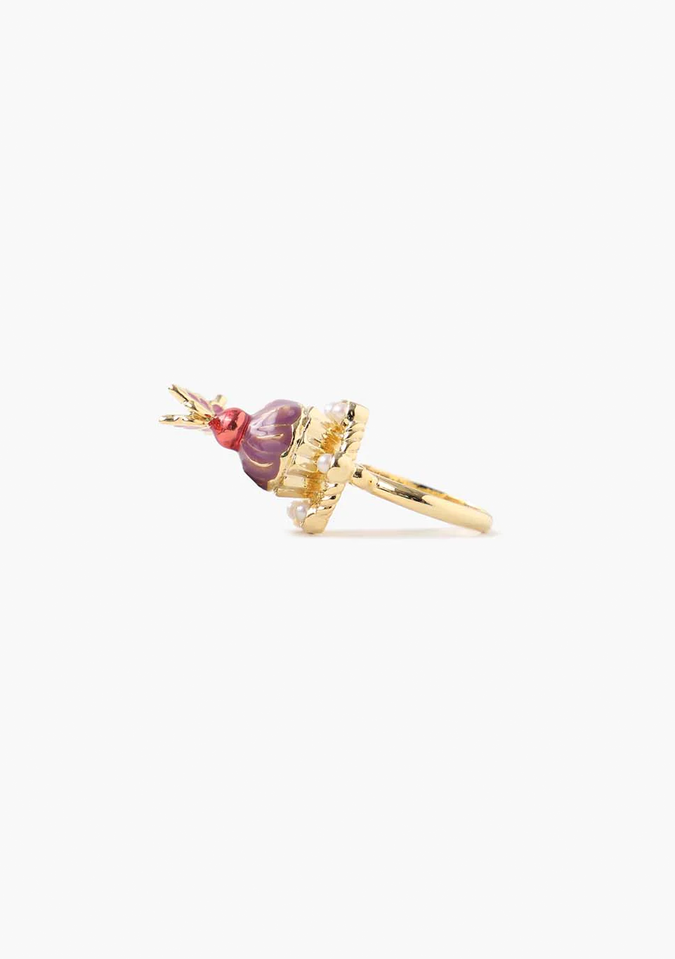 BUTTERFLY CUPCAKE RING PURPLE