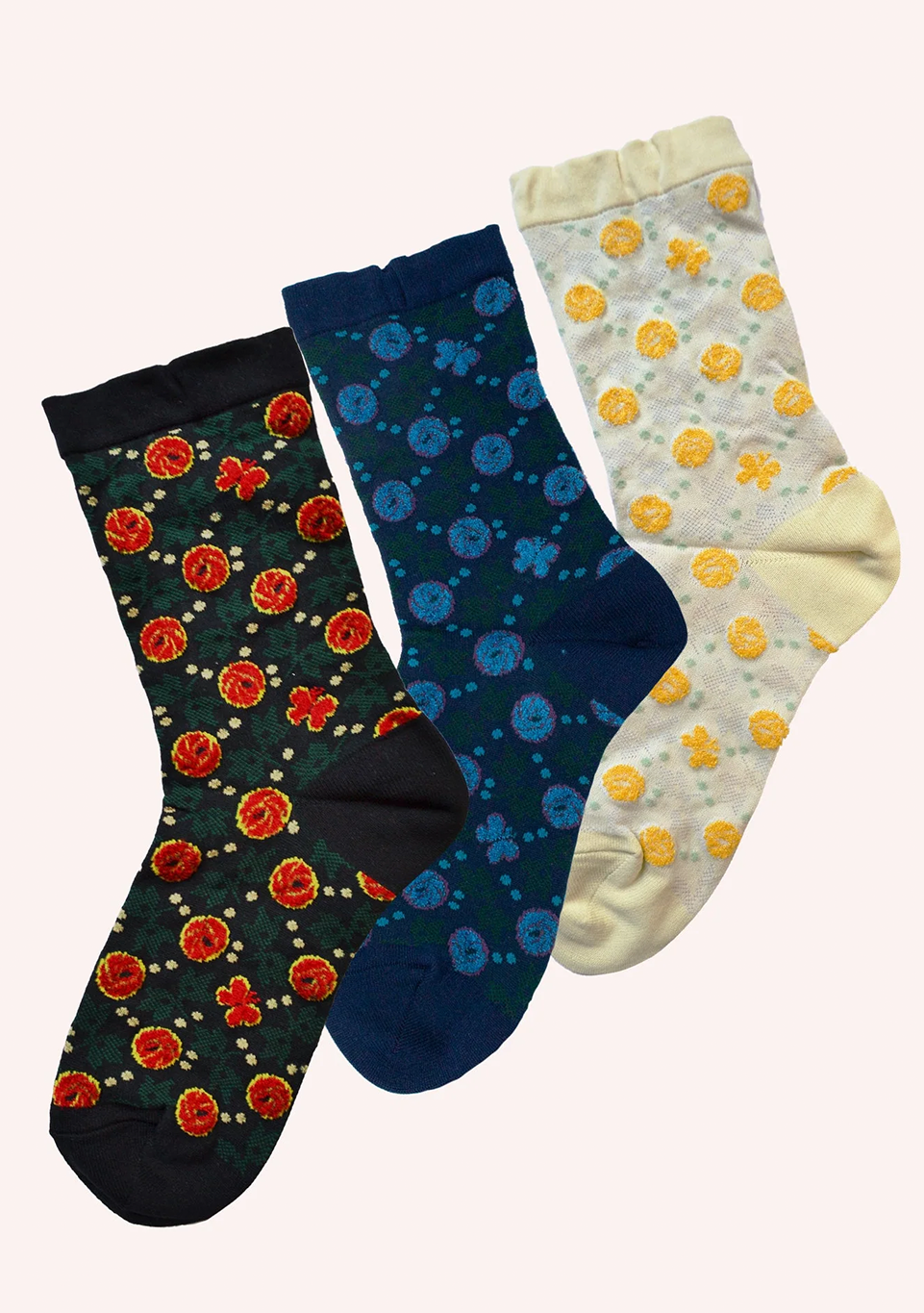 Rosy Dot Sock Bundle