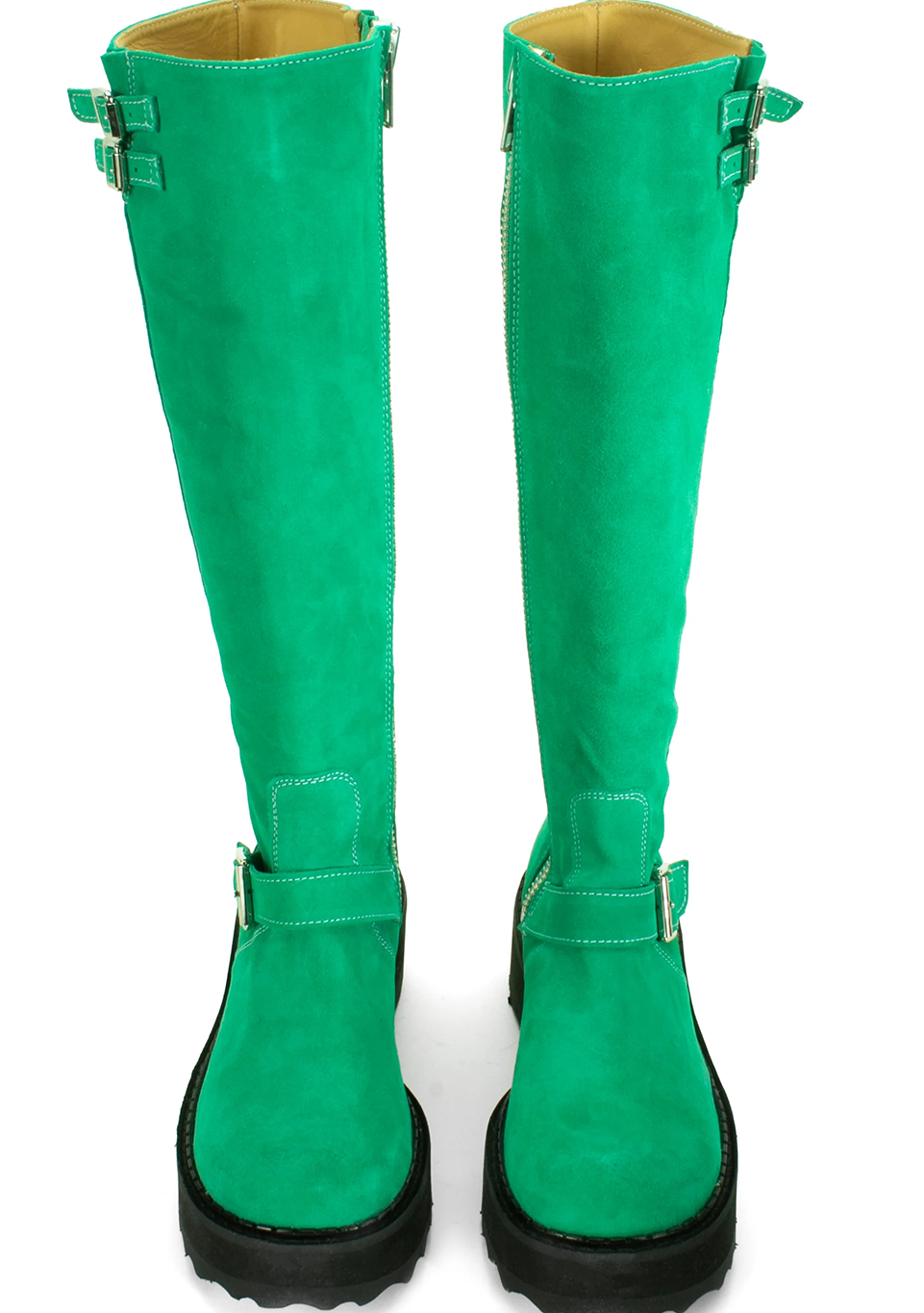 ANNA SUI X JOHN FLUEVOG BONDGIRL BOOT GREEN
