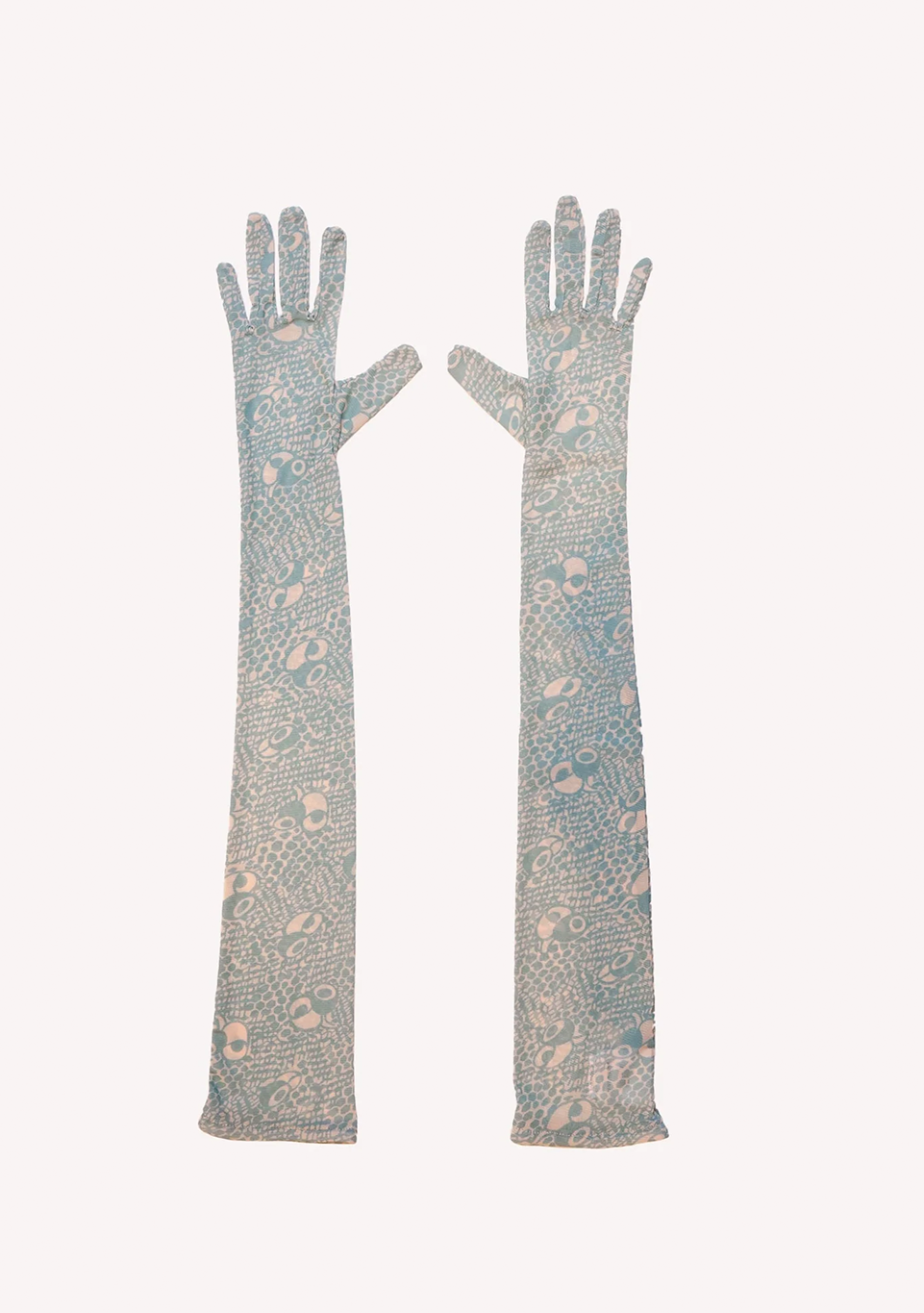 Floating Tulips Gloves Sage Multi