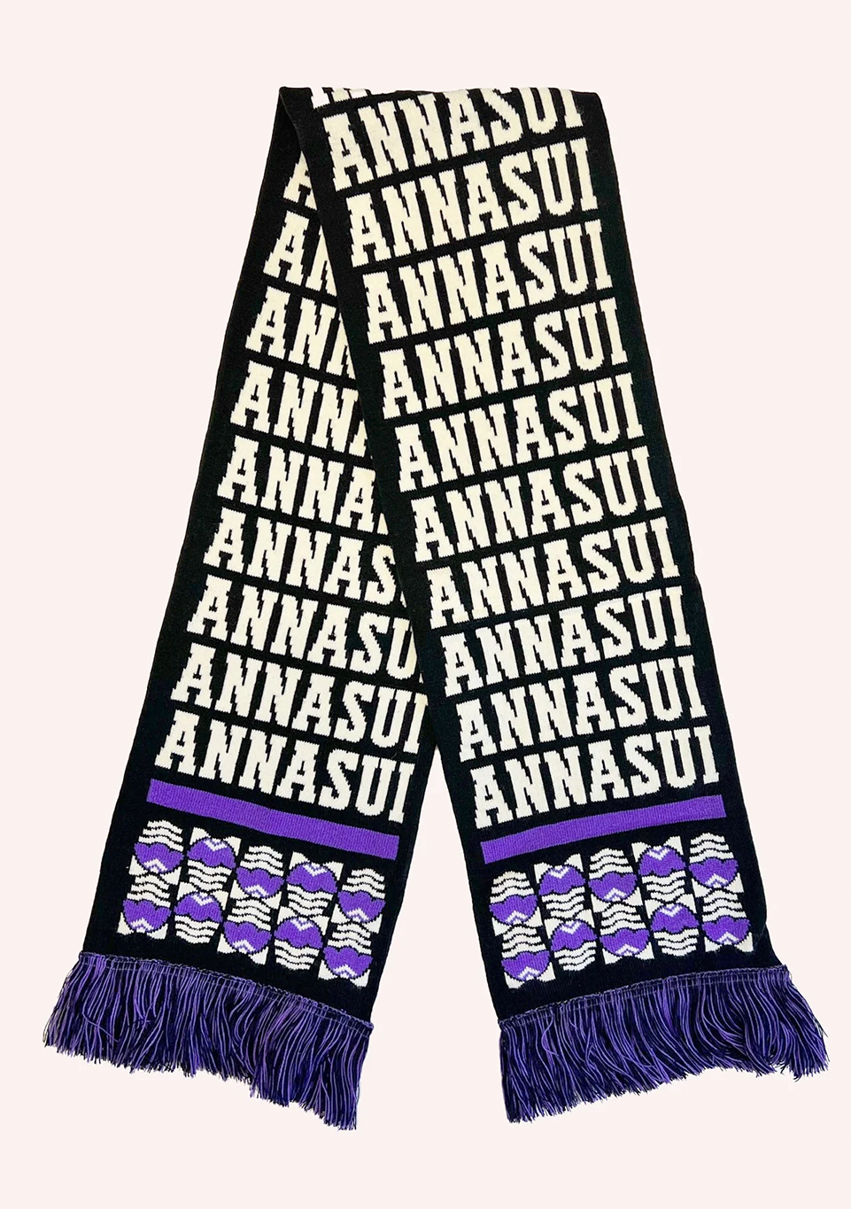 Anna Sui Scarf Black Multi