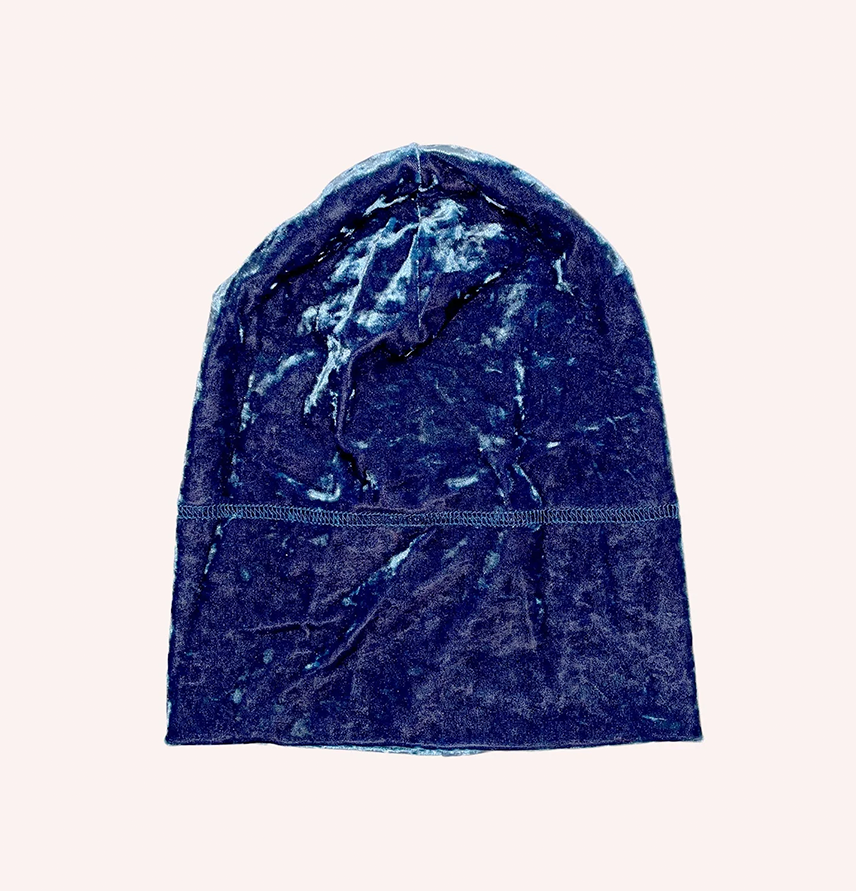 Stretch Velvet Beanie
                Slate Blue