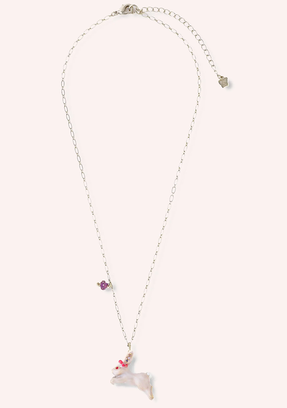 Rabbit Charm Necklace
                Gold Multi