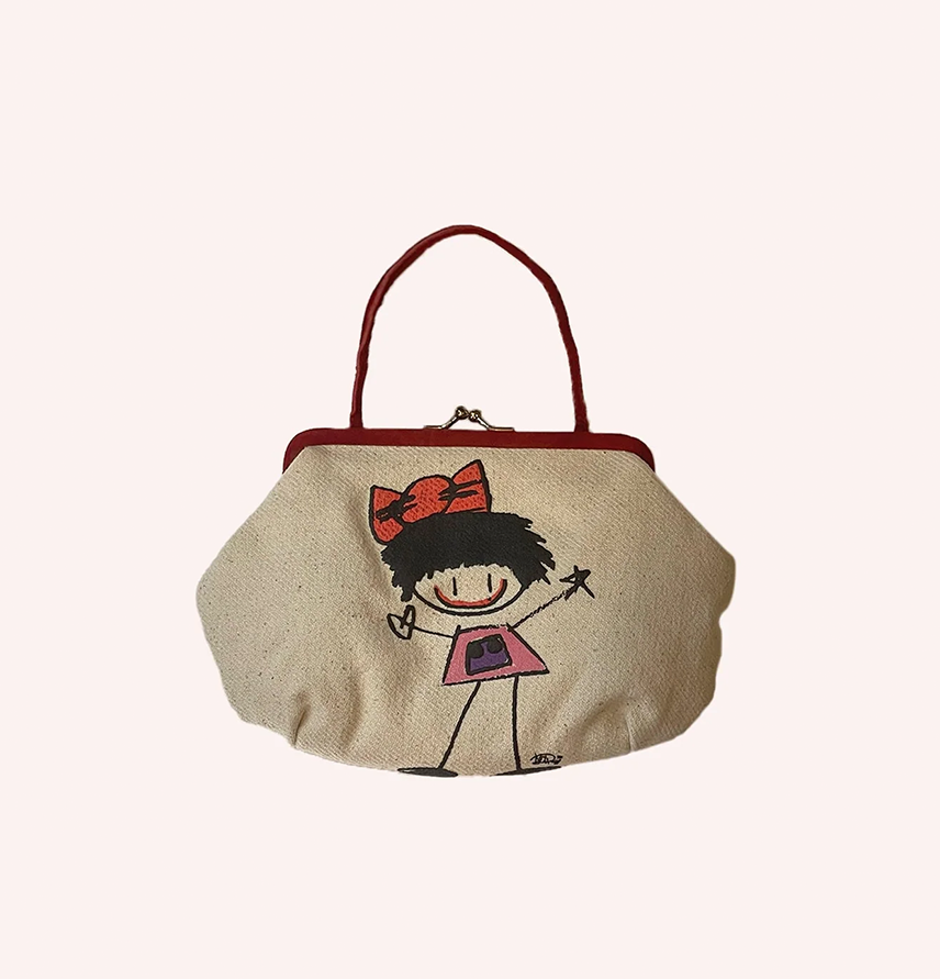 Ali Rapp for Anna Sui Mini 
                Purse White