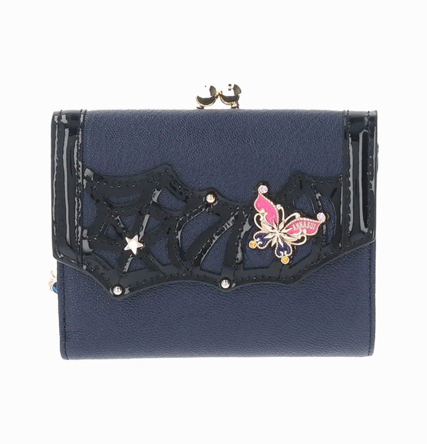 Poison Clasp Bi-fold 
                Wallet Navy