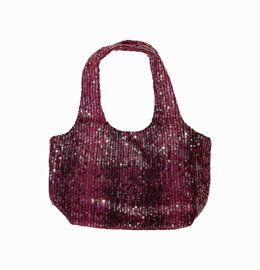 Snakeskin Sequin Mini Bag
                Ruby Multi