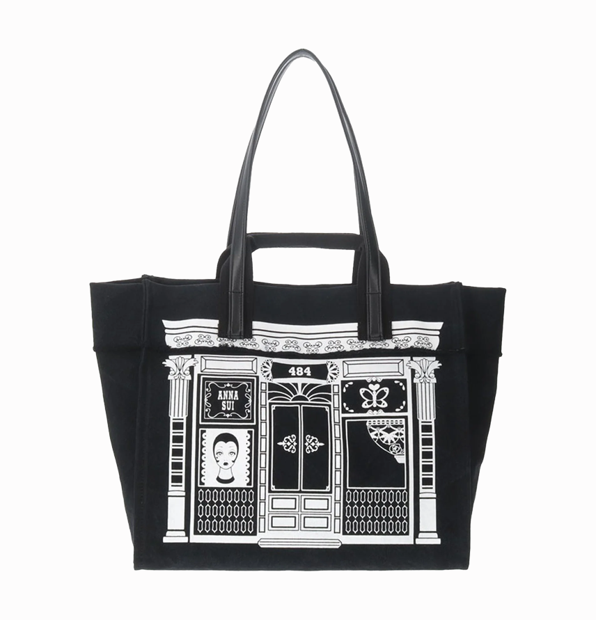 Limited Edition: Anna Sui Soho 
                Boutique Tote Bag Black Multi