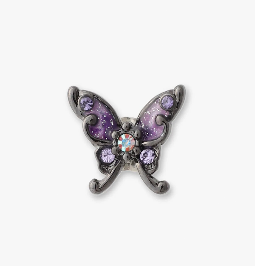 Butterfly Stud Earrings
                Black Multi