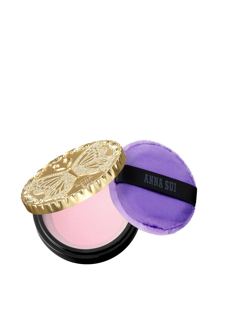 NEW: LOOSE FACE POWDER MINI COMPACT AND MINI REFILL SET GOLD