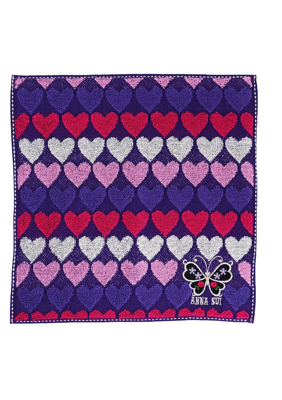 BUTTERFLY HEARTS WASHCLOTH