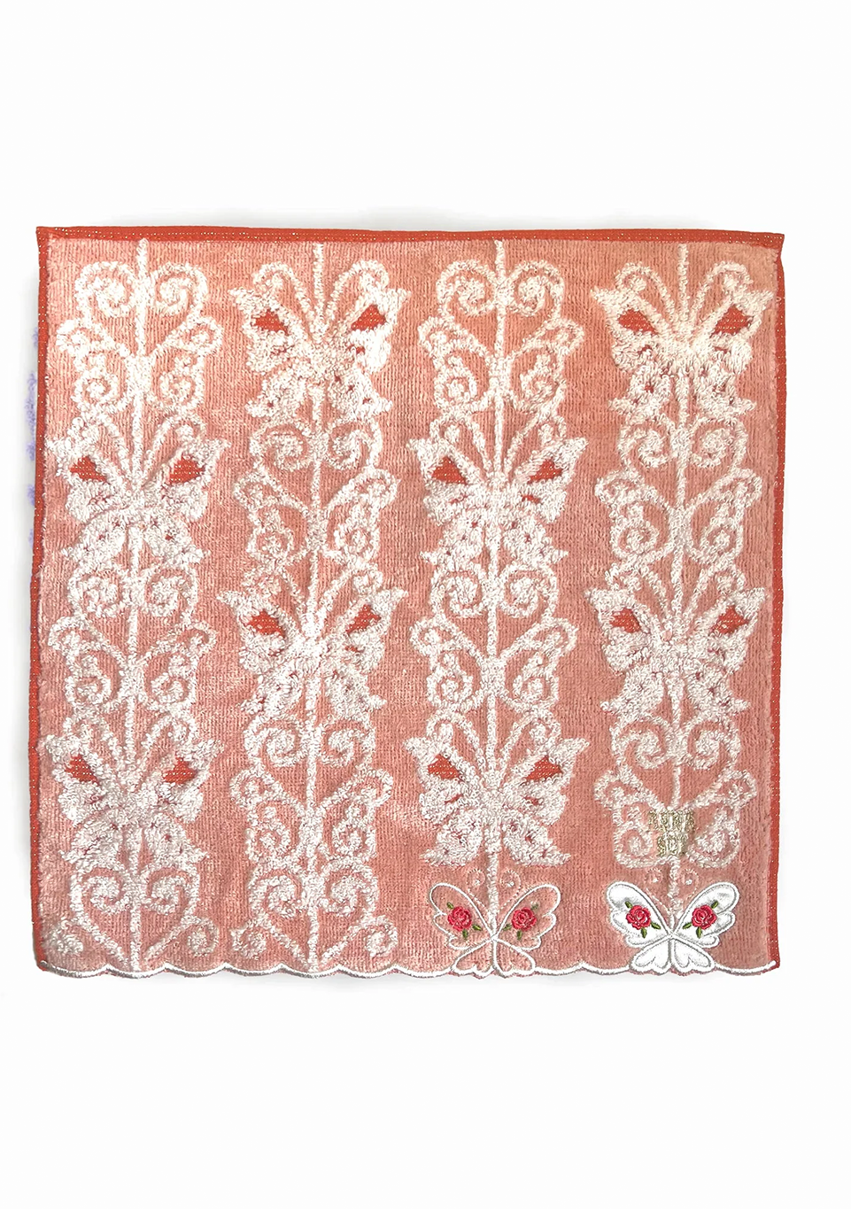 Butterfly Pattern Washcloth