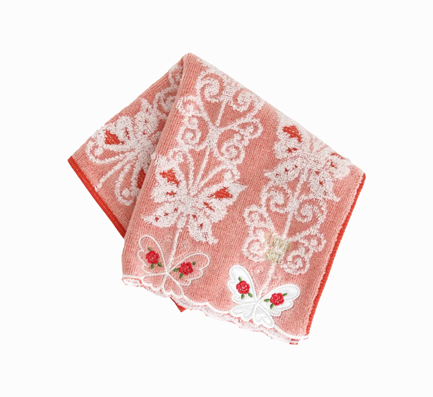 Butterfly Pattern Washcloth