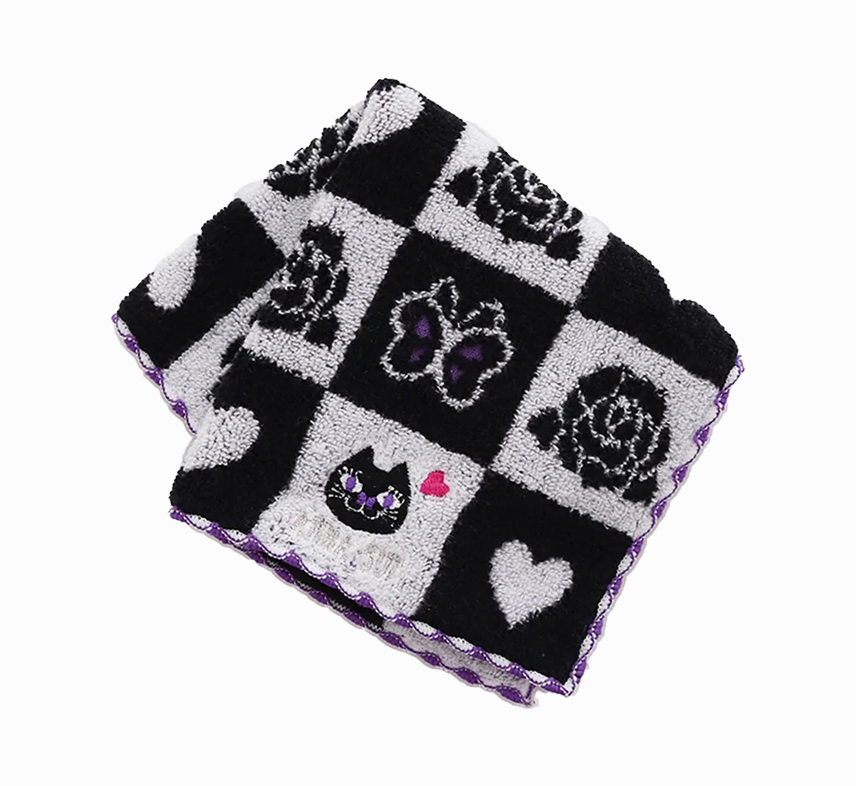 ANNA SUI CHECKERED WASHCLOTH