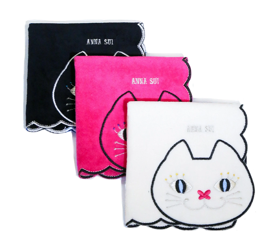 CAT EMBROIDERY WASHCLOTH