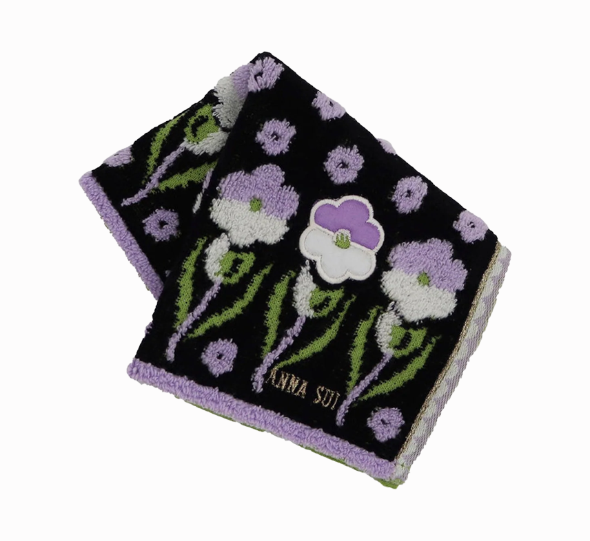 PANSY PANEL WASHCLOTH