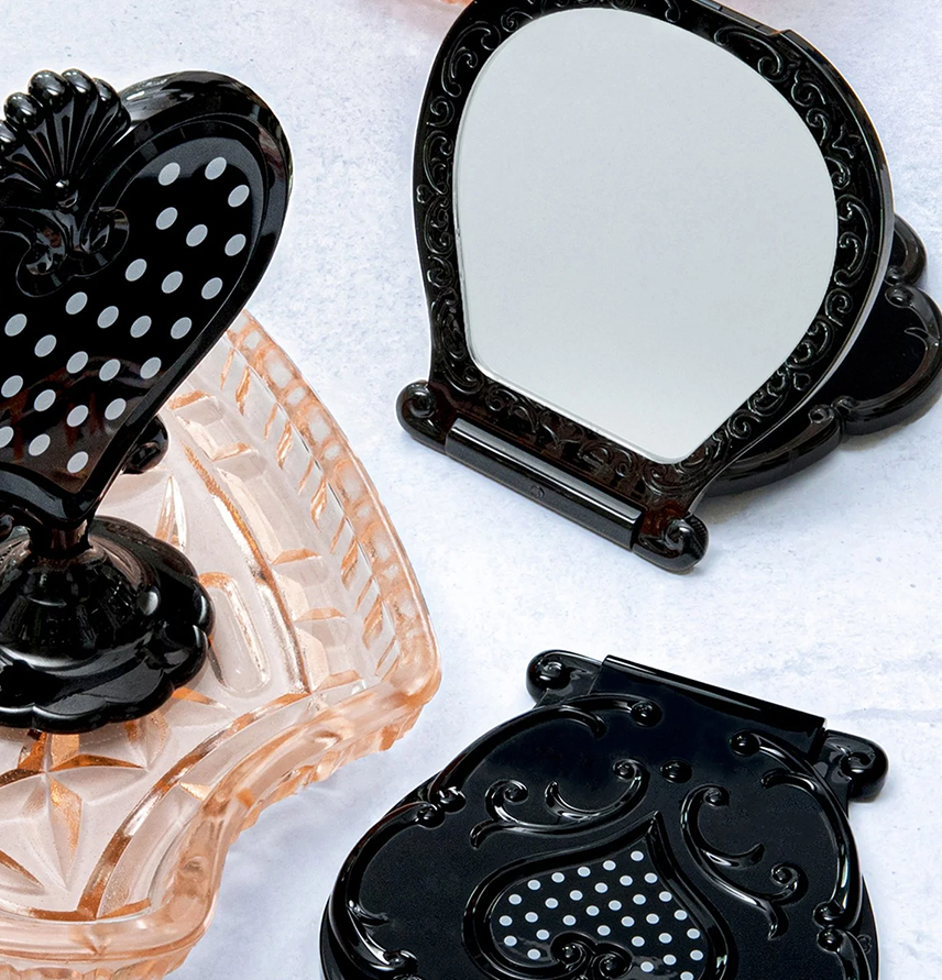 SUI BLACK COMPACT MIRROR