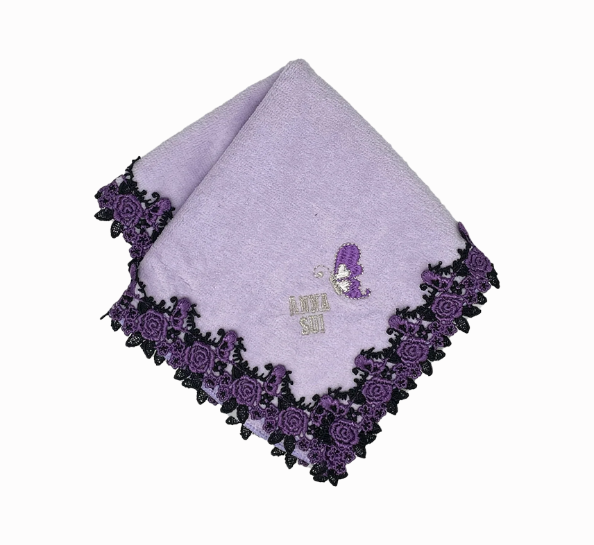 Rose Embroidery Washcloth