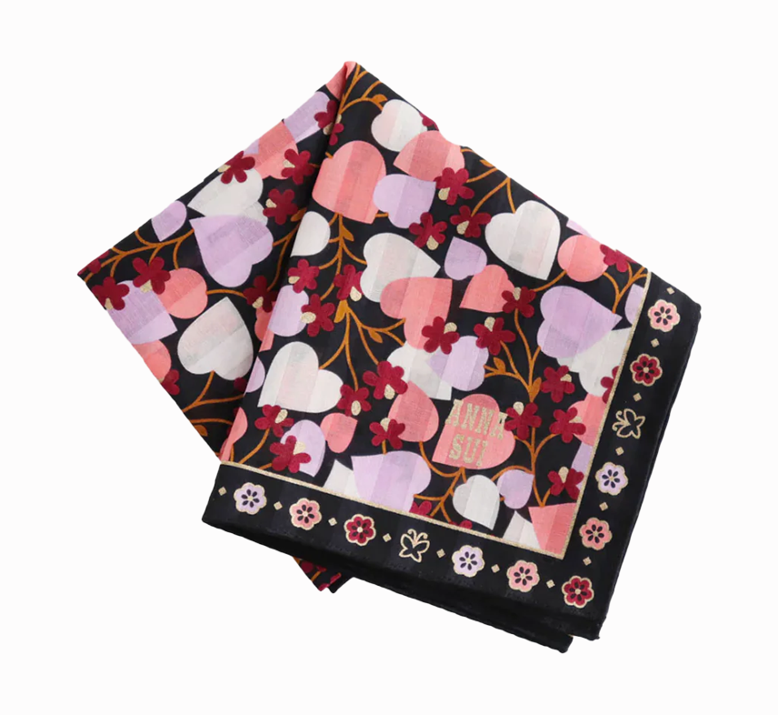 Blooming Hearts Handkerchief