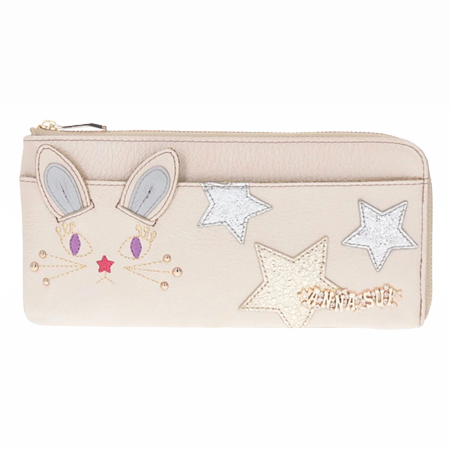 My Mimmy Stars and Rabbit Wallet Beige