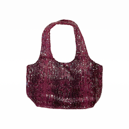Snakeskin Sequin Mini Bag Ruby Multi