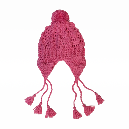 Butterfly Crochet Hat Rose