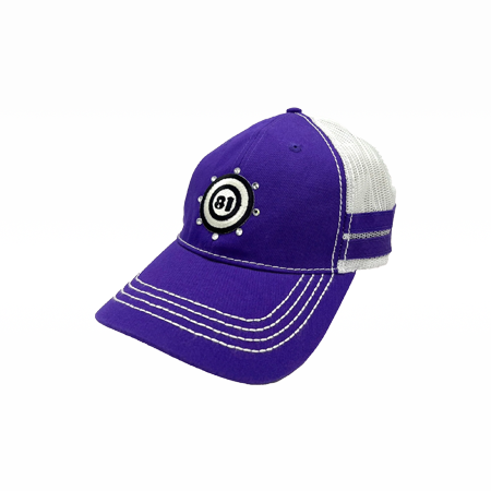 81 Trucker Hat Purple Multi