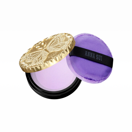 Loose Face Powder Mini Compact and Mini Refill Set Gold