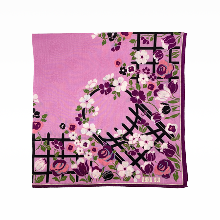Flower Border Handkerchief