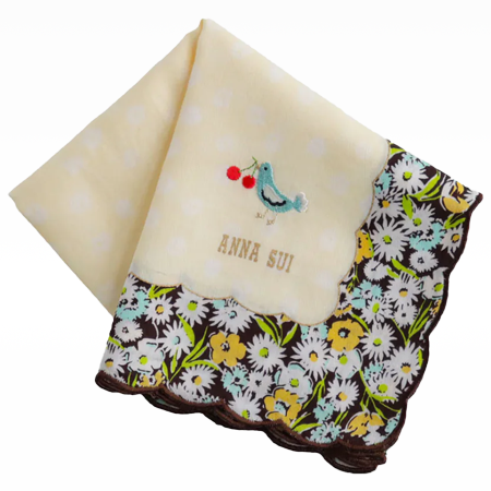 Birds and Berries Handkerchief