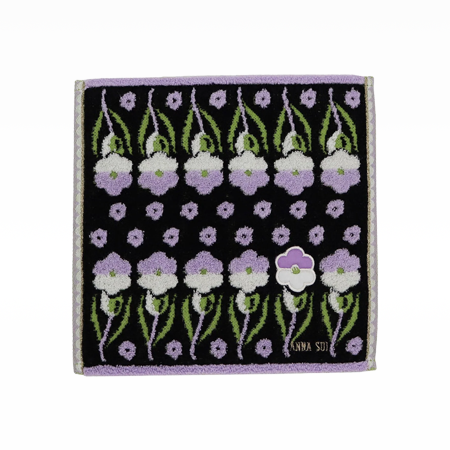 Pansy Panel Washcloth