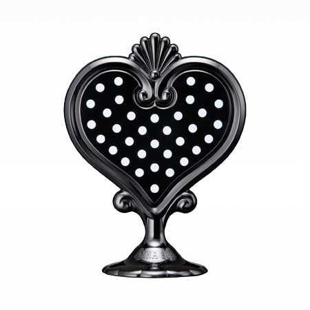 Sui Black Stand Mirror