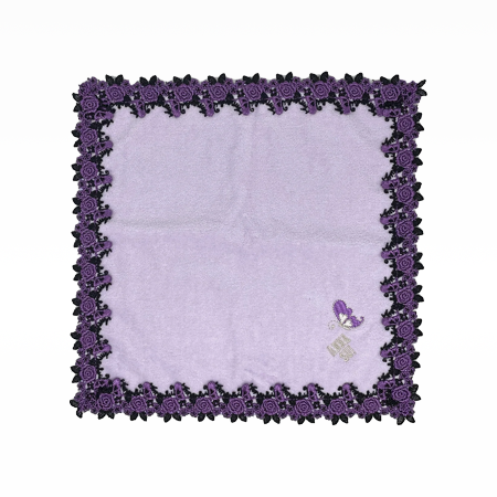 Rose Embroidery Washcloth