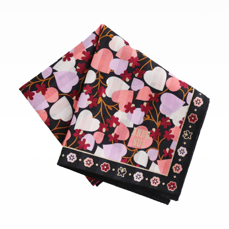 Blooming Hearts Handkerchief